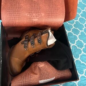 Freebird Brown Ankle Boots Premium Leather Design